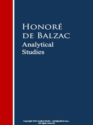 cover image of Analytical Studies